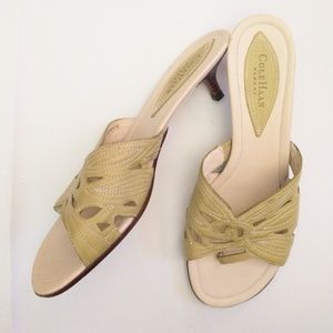 Cole Haan Resort:Chartreuse Kitten Heel Sandals6.5